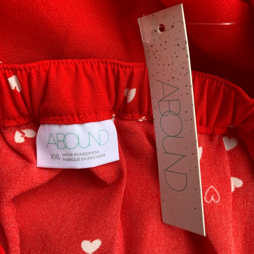 NWT Nordstrom Abound Heart printed midi skirt - Picture 7 of 8